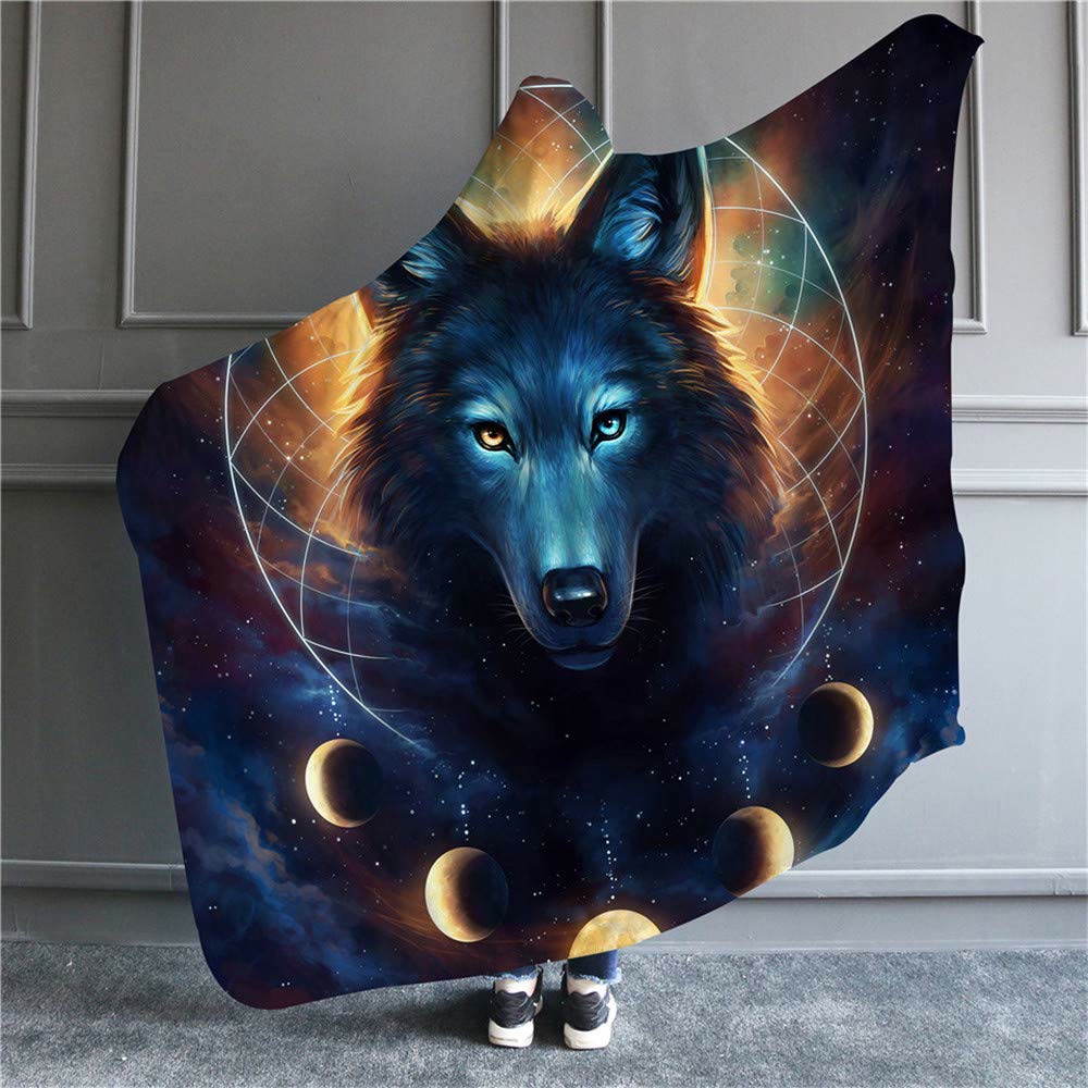 WorldNorse Galaxy Wolves Kapuzendecke - image 1