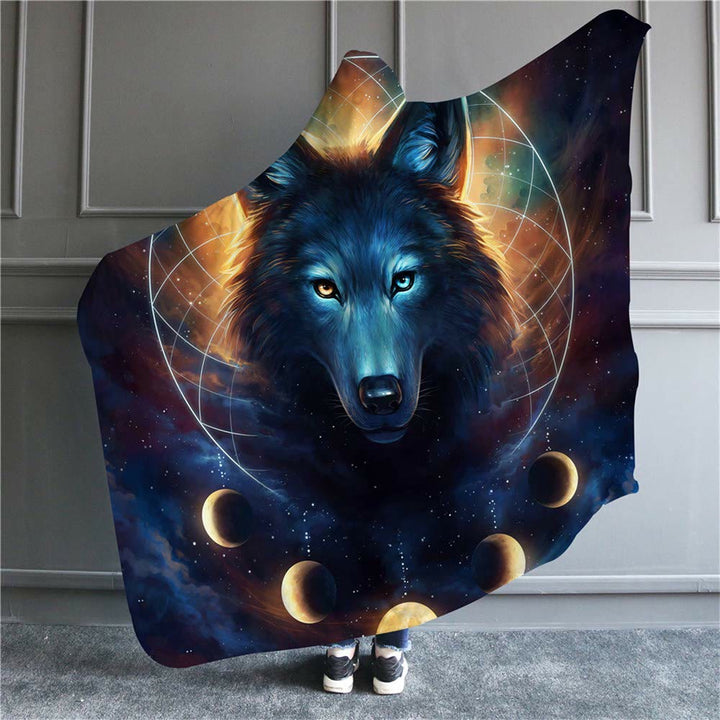 WorldNorse Galaxy Wolves Kapuzendecke - image 1