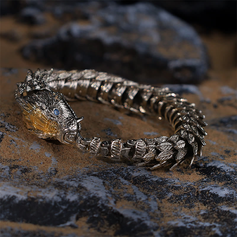 WorldNorse JÖRMUNGANDR – Das Weltenschlangen-Armband | Handgefertigter Wikingerschmuck