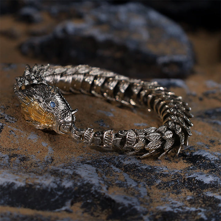 WorldNorse JÖRMUNGANDR – Das Weltenschlangen-Armband | Handgefertigter Wikingerschmuck