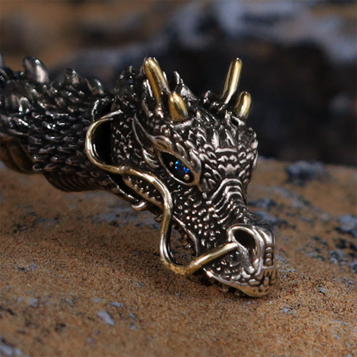 WorldNorse JÖRMUNGANDR – Das Weltenschlangen-Armband | Handgefertigter Wikingerschmuck