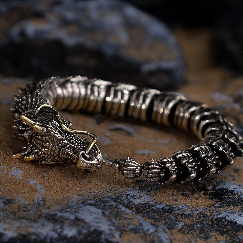 WorldNorse JÖRMUNGANDR – Das Weltenschlangen-Armband | Handgefertigter Wikingerschmuck