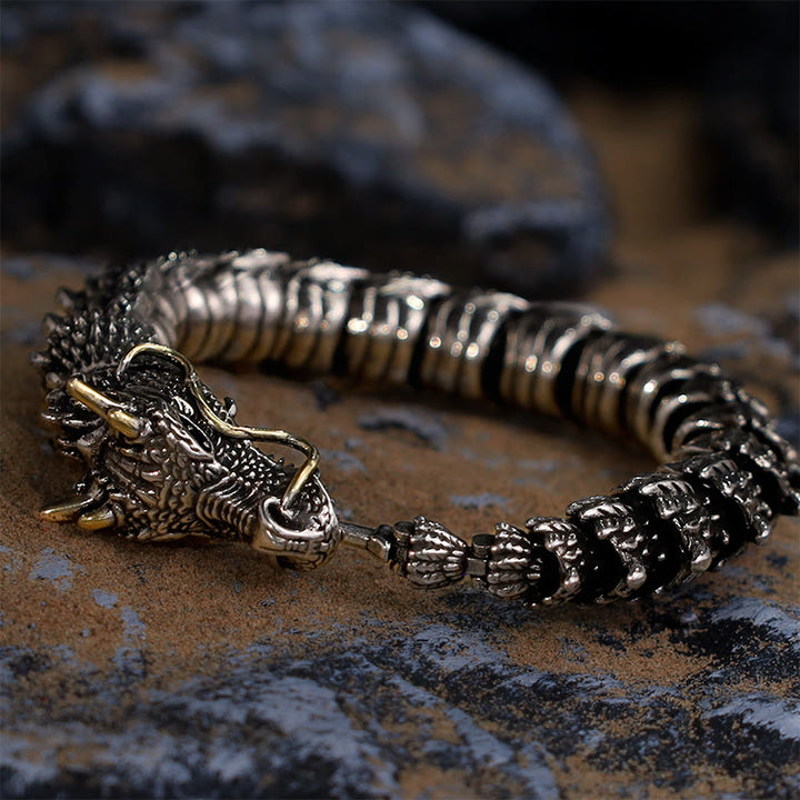 WorldNorse JÖRMUNGANDR – Das Weltenschlangen-Armband | Handgefertigter Wikingerschmuck