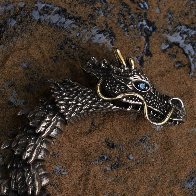 WorldNorse JÖRMUNGANDR – Das Weltenschlangen-Armband | Handgefertigter Wikingerschmuck