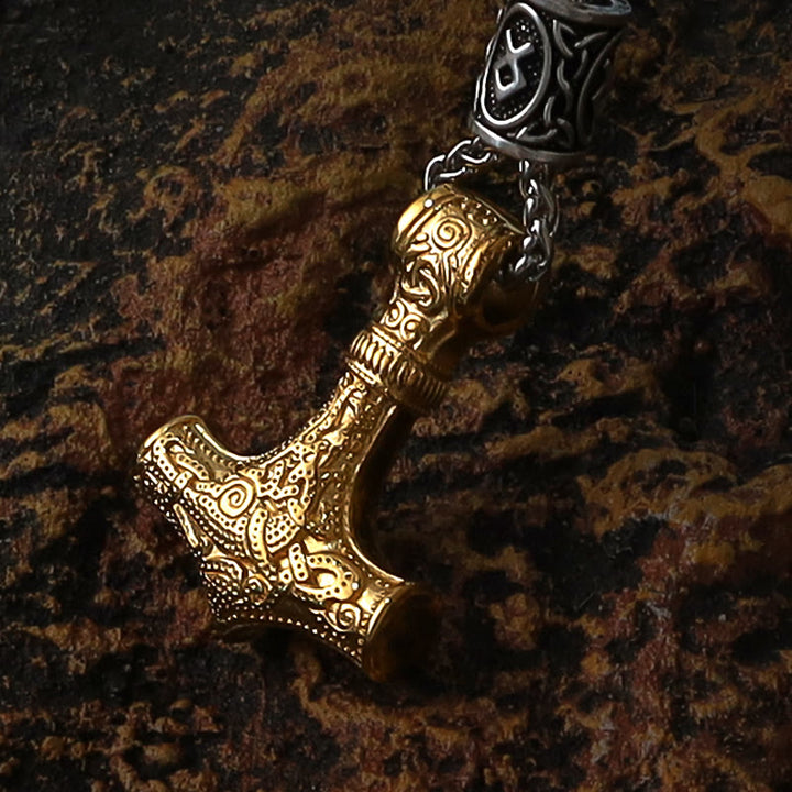 WorldNorse Mjölnir - Thors Hammer Edelstahl Halskette