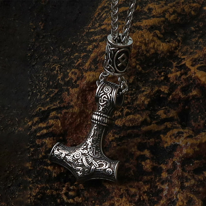 WorldNorse Mjölnir - Thors Hammer Edelstahl Halskette