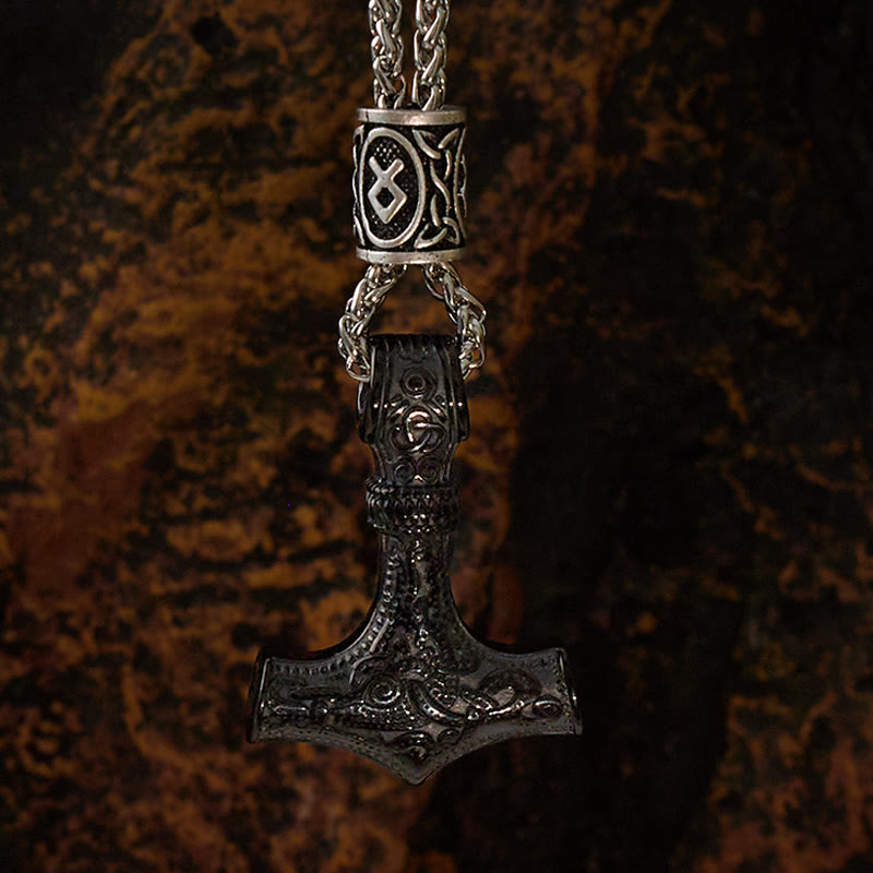 WorldNorse Mjölnir - Thors Hammer Edelstahl Halskette