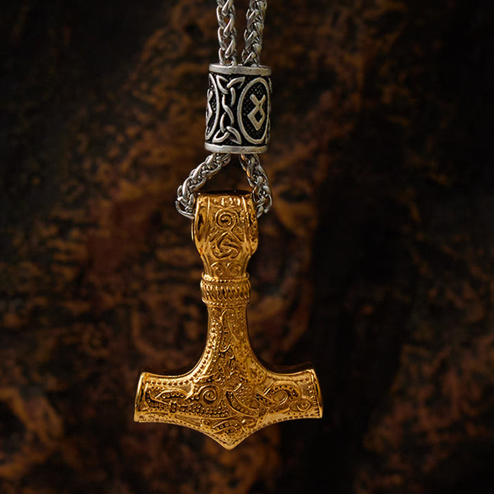 WorldNorse Mjölnir - Thors Hammer Edelstahl Halskette