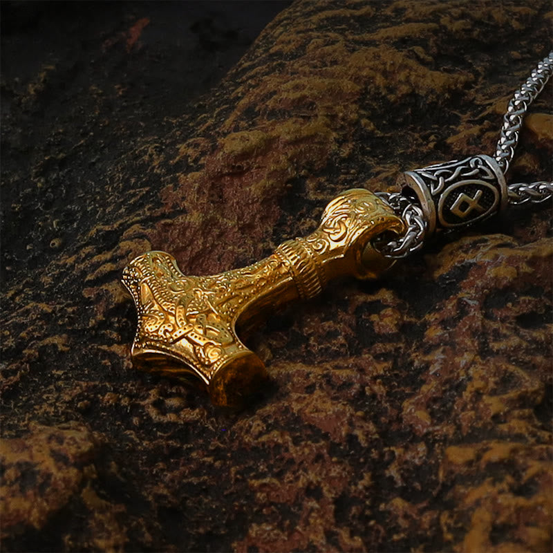 WorldNorse Mjölnir - Thors Hammer Edelstahl Halskette