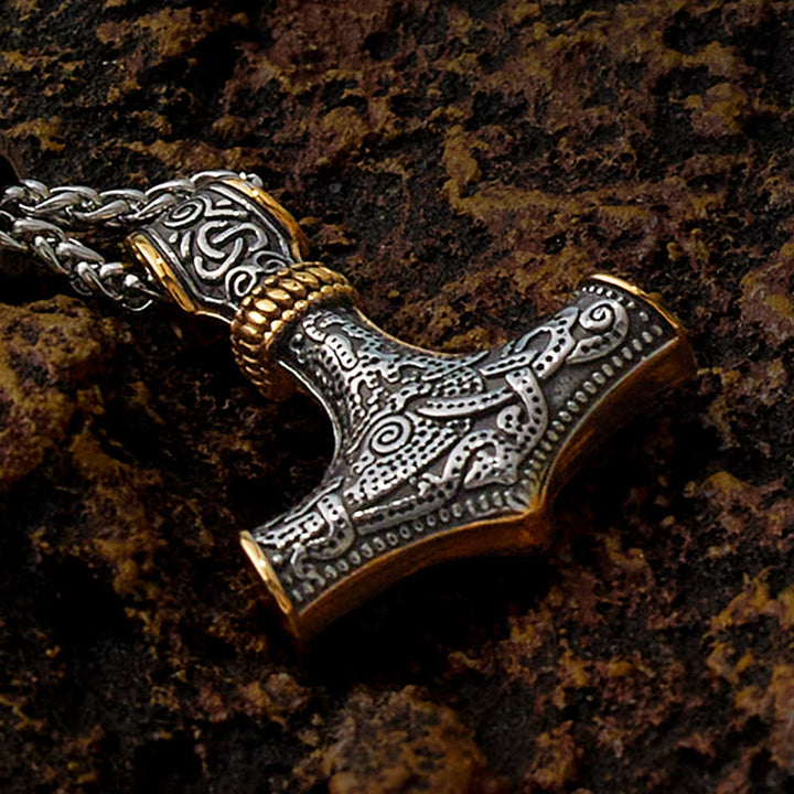 WorldNorse Mjölnir - Thors Hammer Edelstahl Halskette