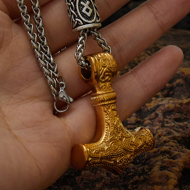 WorldNorse Mjölnir - Thors Hammer Edelstahl Halskette