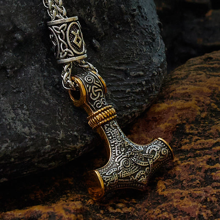 WorldNorse Mjölnir - Thors Hammer Edelstahl Halskette