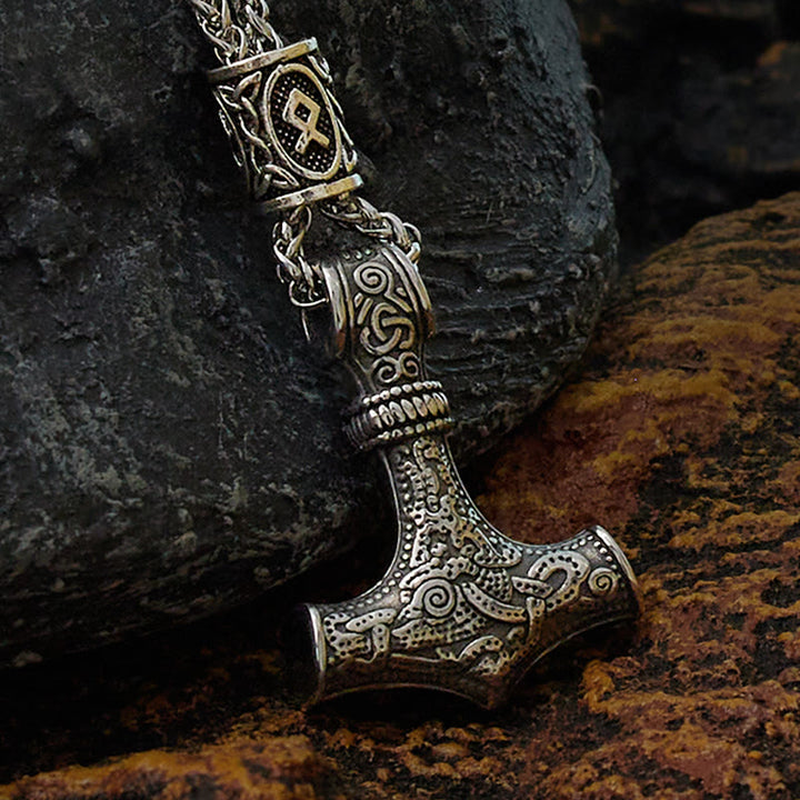 WorldNorse Mjölnir - Thors Hammer Edelstahl Halskette