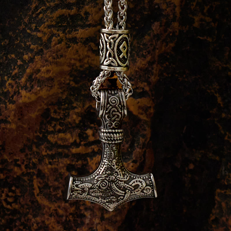 WorldNorse Mjölnir - Thors Hammer Edelstahl Halskette