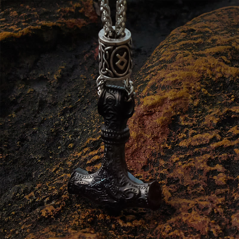 WorldNorse Mjölnir - Thors Hammer Edelstahl Halskette