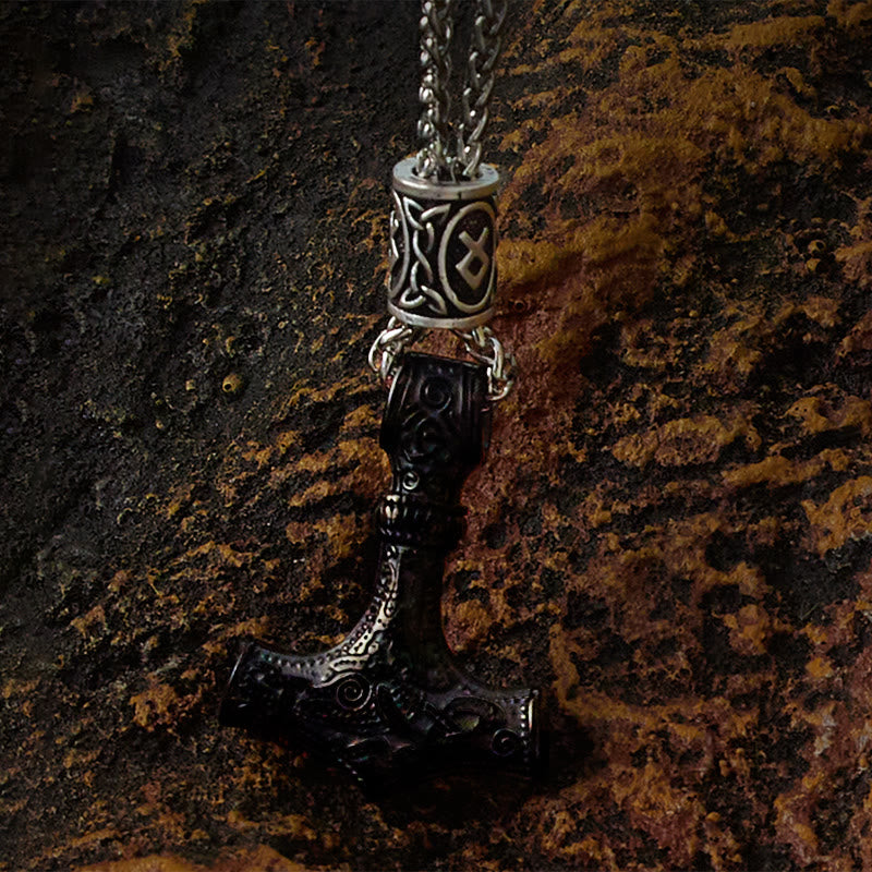 WorldNorse Mjölnir - Thors Hammer Edelstahl Halskette