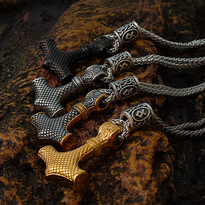 WorldNorse Mjölnir - Thors Hammer Edelstahl Halskette