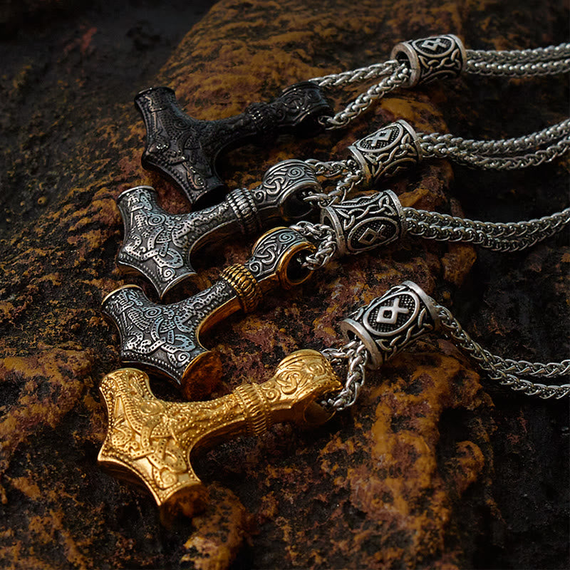 WorldNorse Mjölnir - Thors Hammer Edelstahl Halskette