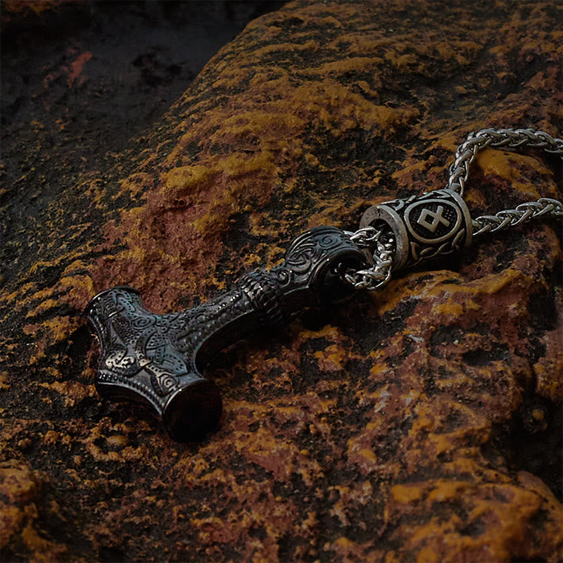 WorldNorse Mjölnir - Thors Hammer Edelstahl Halskette