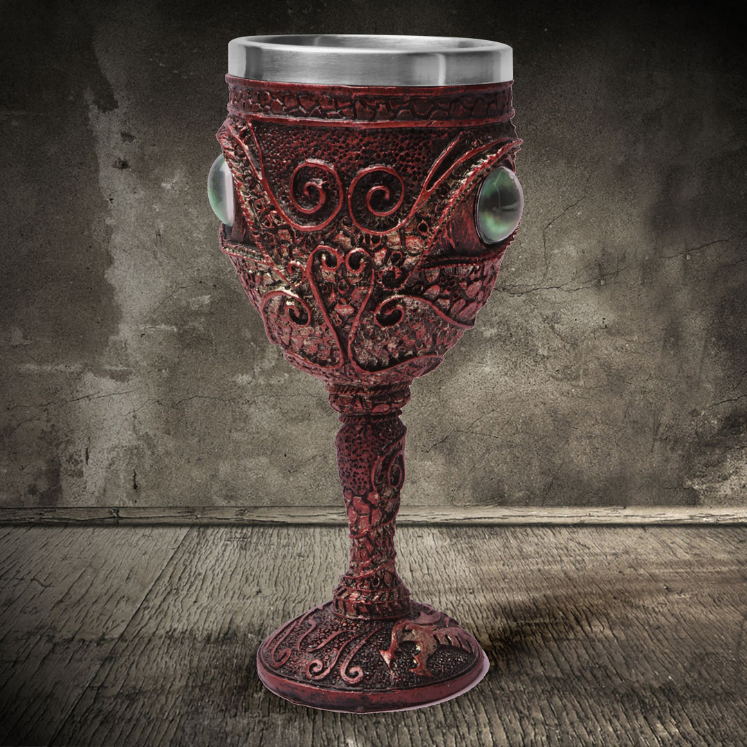 WorldNorse Totenkopf Augen Vintage Kelch