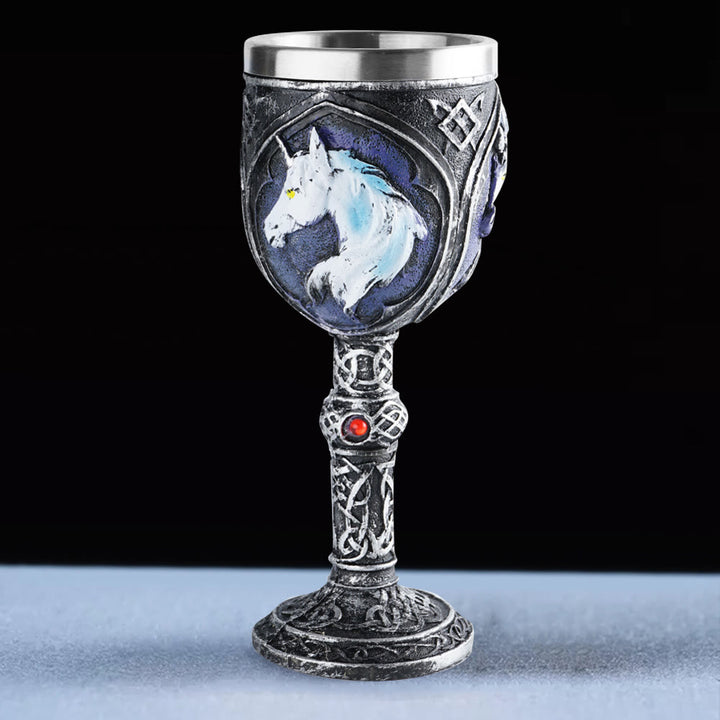 WorldNorse Wolf Einhorn Kelch Kelch