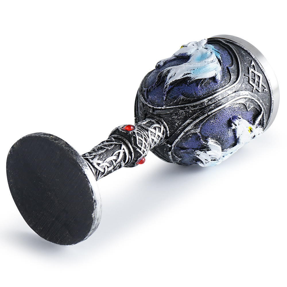WorldNorse Wolf Einhorn Kelch Kelch