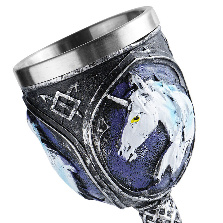 WorldNorse Wolf Einhorn Kelch Kelch