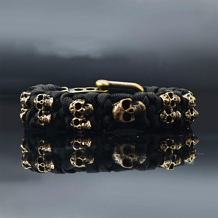 WorldNorse Totenkopf Paracord Armband