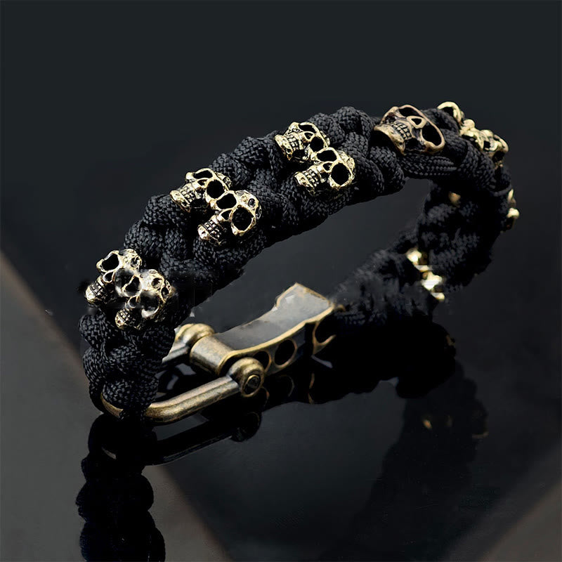 WorldNorse Totenkopf Paracord Armband