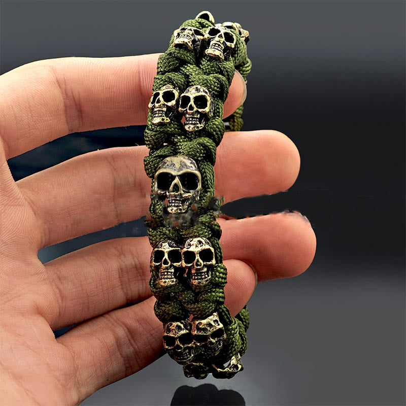 WorldNorse Totenkopf Paracord Armband
