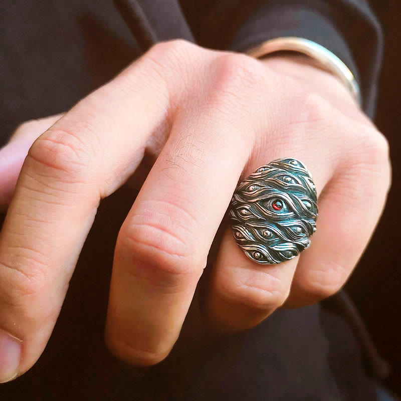 WorldNorse Yokai Hunderte von Augen Ring