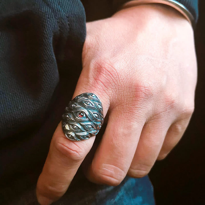 WorldNorse Yokai Hunderte von Augen Ring