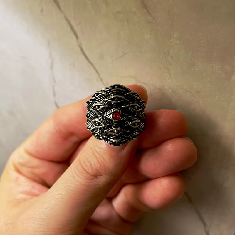 WorldNorse Yokai Hunderte von Augen Ring