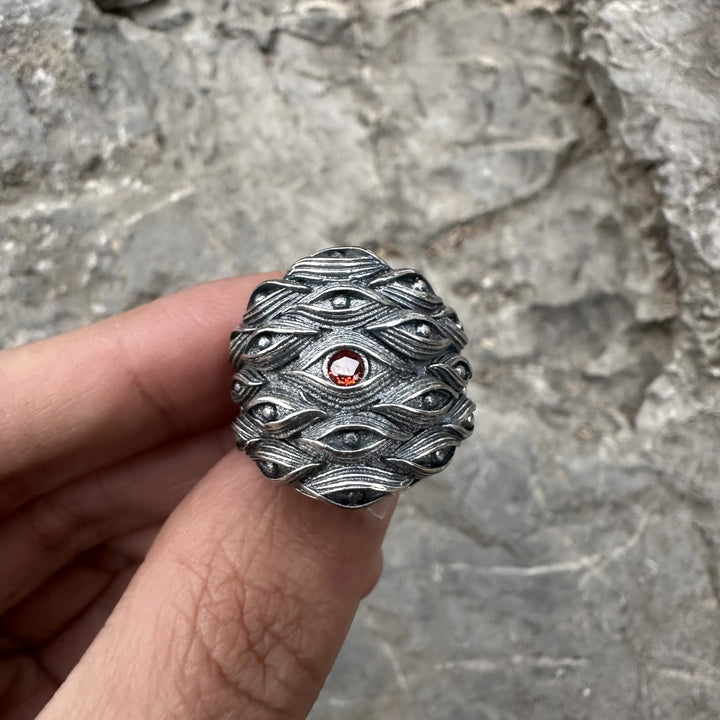WorldNorse Yokai Hunderte von Augen Ring