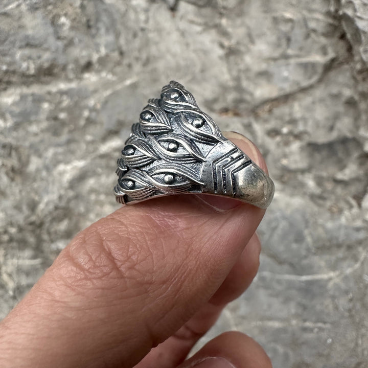WorldNorse Yokai Hunderte von Augen Ring