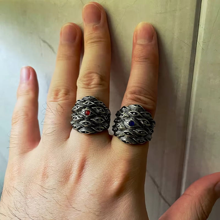WorldNorse Yokai Hunderte von Augen Ring