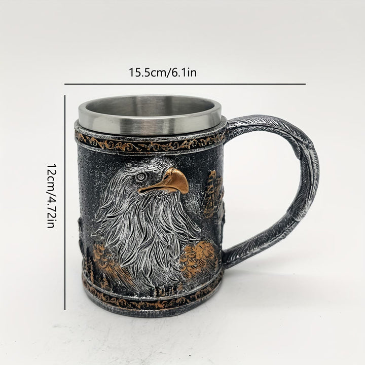 WorldNorse Bierkrug „Odins Raven “