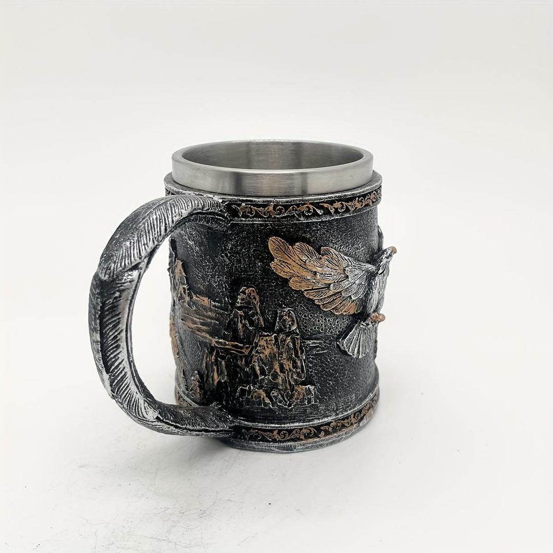 WorldNorse Bierkrug „Odins Raven “
