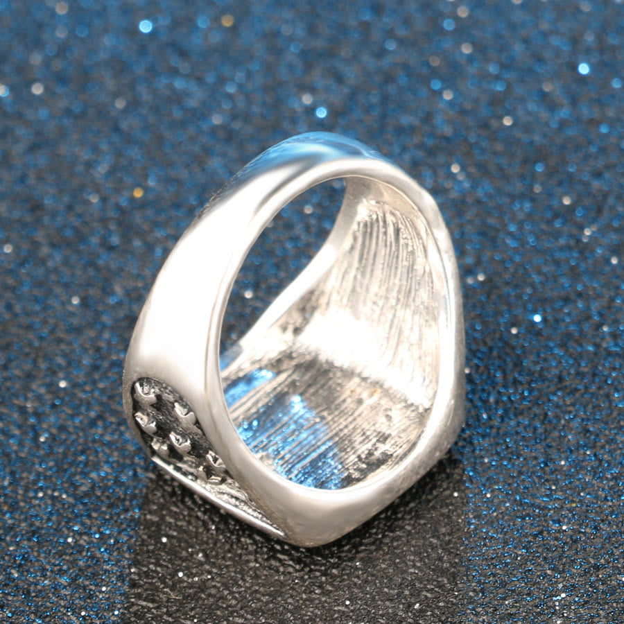 WorldNorse Dirty Biker Vintage Kronenring