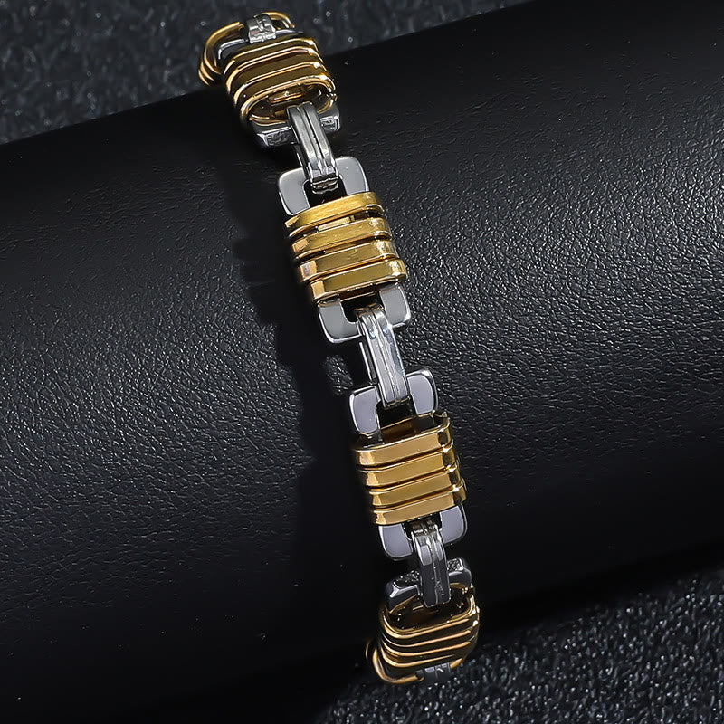 WorldNorse Edelstahl-Kabelkettenglied-Armband