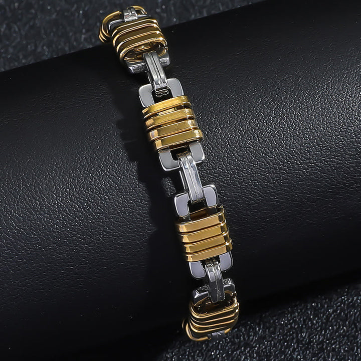 WorldNorse Edelstahl-Kabelkettenglied-Armband
