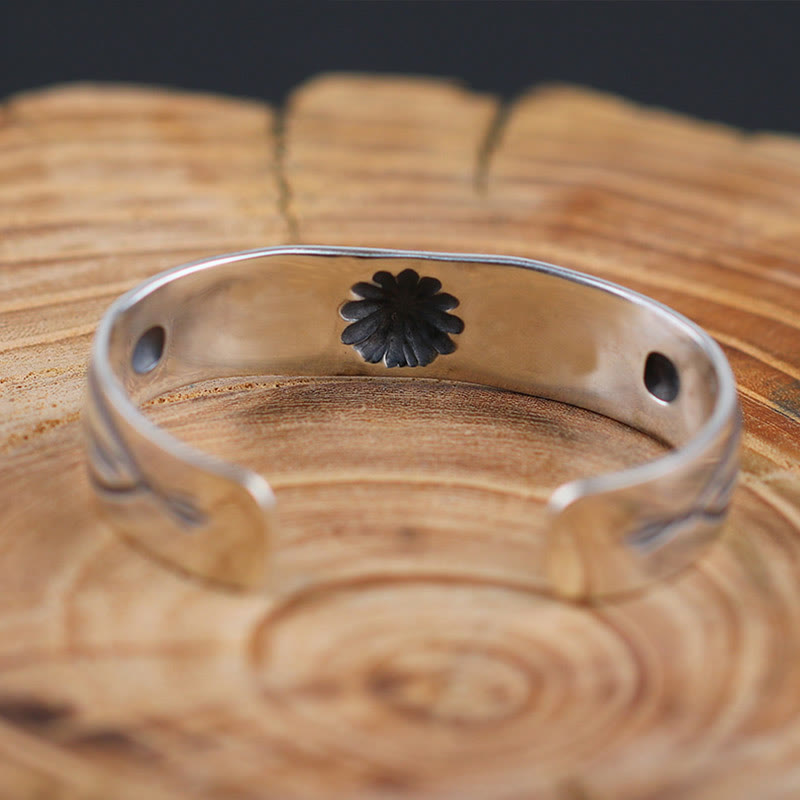 WorldNorse Navajo-Armband aus 925er Sterlingsilber