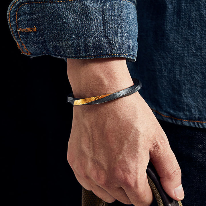 WorldNorse Armband aus 999er Sterlingsilber mit fließender Feuereinlage - image 3