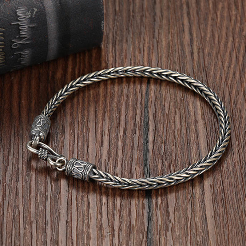 WorldNorse Weizen-Armband aus 925er Sterlingsilber