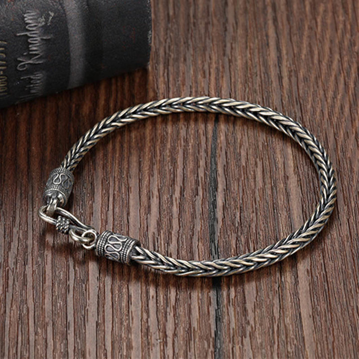 WorldNorse Weizen-Armband aus 925er Sterlingsilber