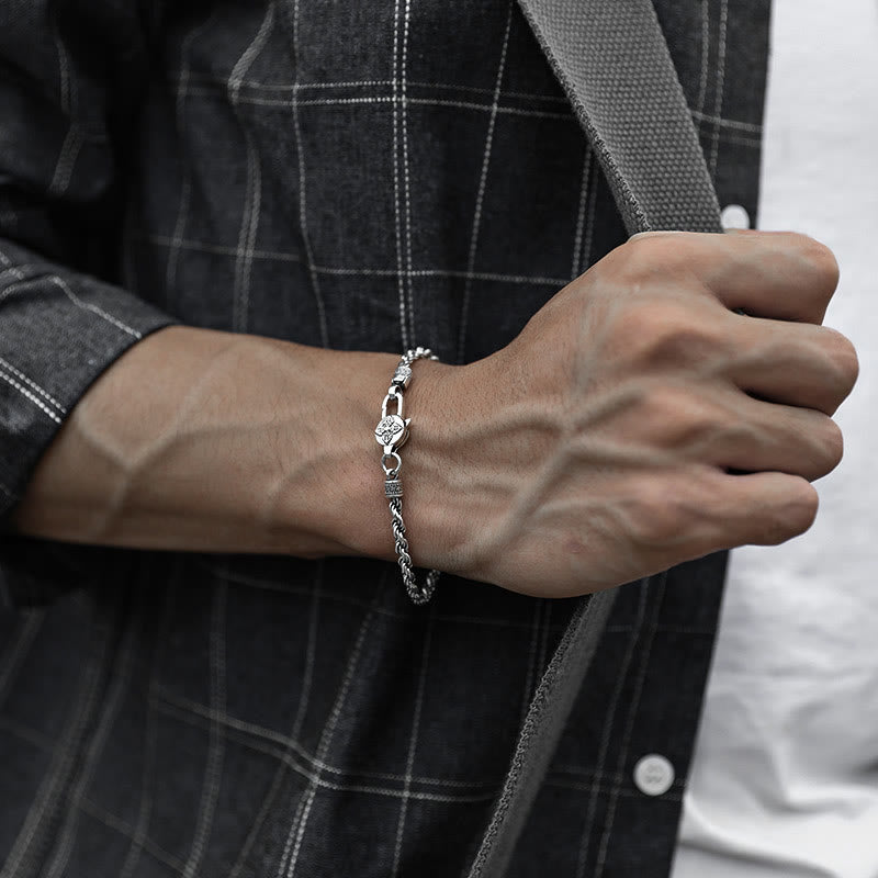 WorldNorse Weizen-Armband aus 925er Sterlingsilber