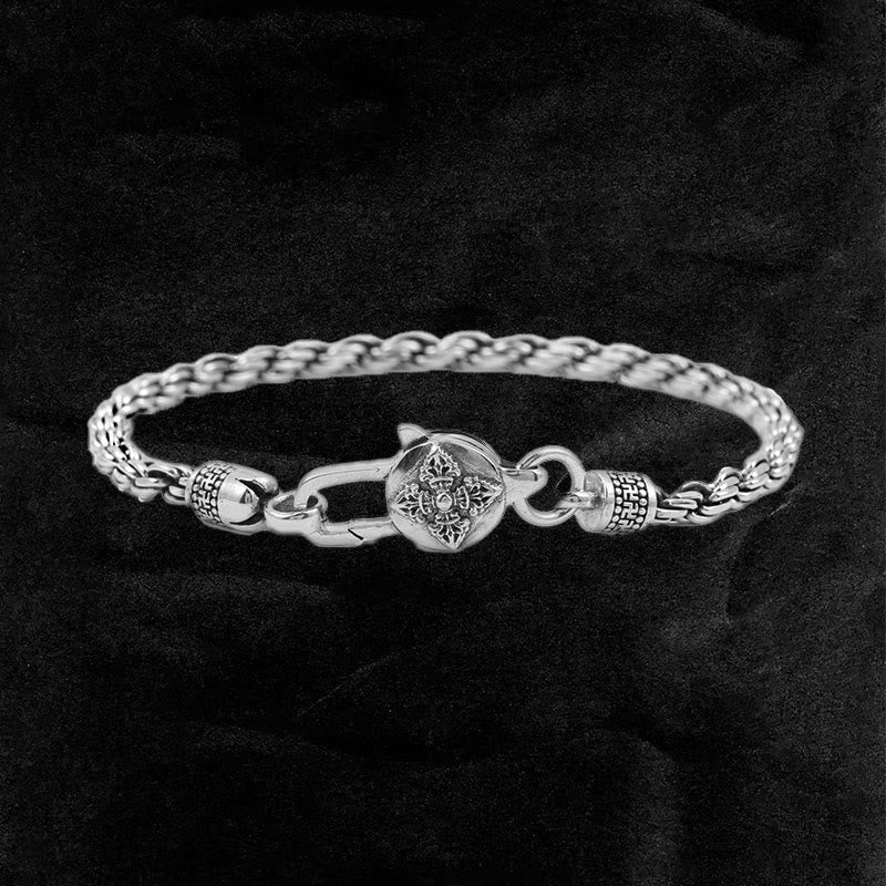 WorldNorse Weizen-Armband aus 925er Sterlingsilber