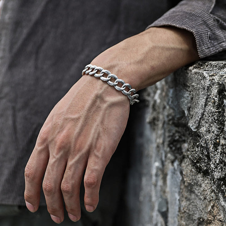 WorldNorse 925 Sterling Silber Feder Armband