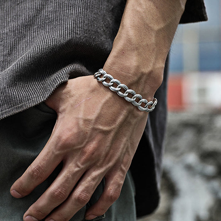 WorldNorse 925 Sterling Silber Feder Armband