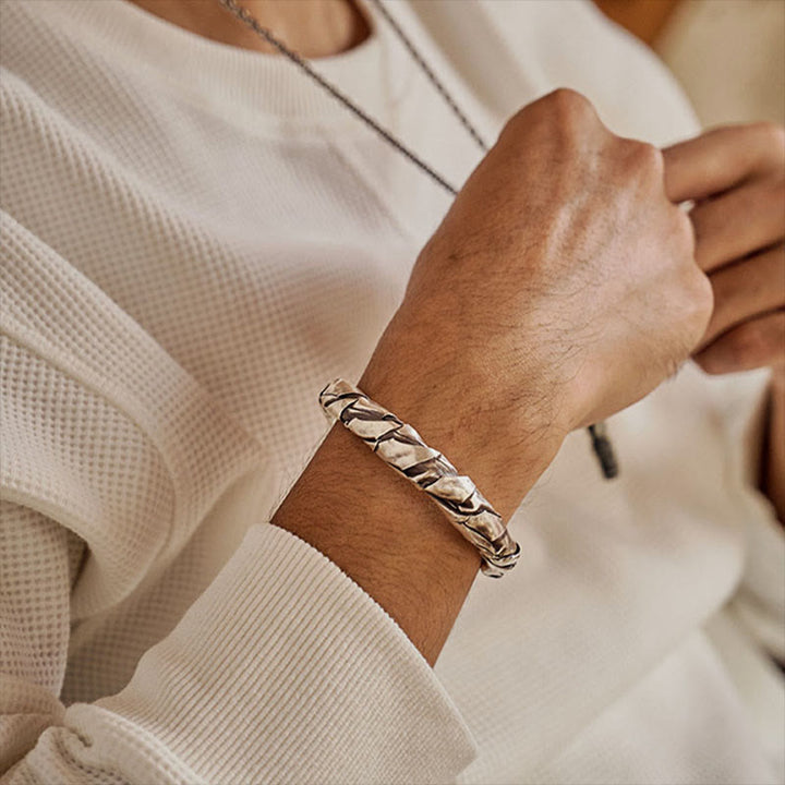 WorldNorse Geflochtenes Armband aus 925er Sterlingsilber - image 2